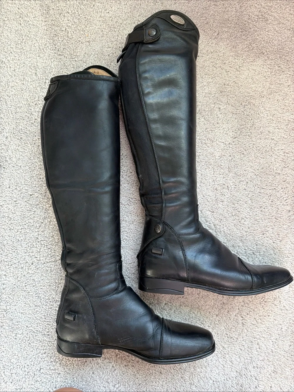 Parlanti Denver Womens Black Tall Boots Size 35 M H Great Condition $1190